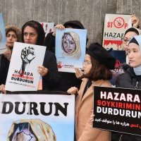 ترابزن: تظاهرات علیه نسل کشی هزاره و ربودن دختران توسط گروه تروریستی طالبان