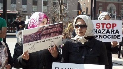 تظاهرات علیه نسل کشی مردم هزاره در شهر تورنتوی کانادا و شهر اسلو در ناروی