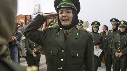 زنان در ارتش افغانستان