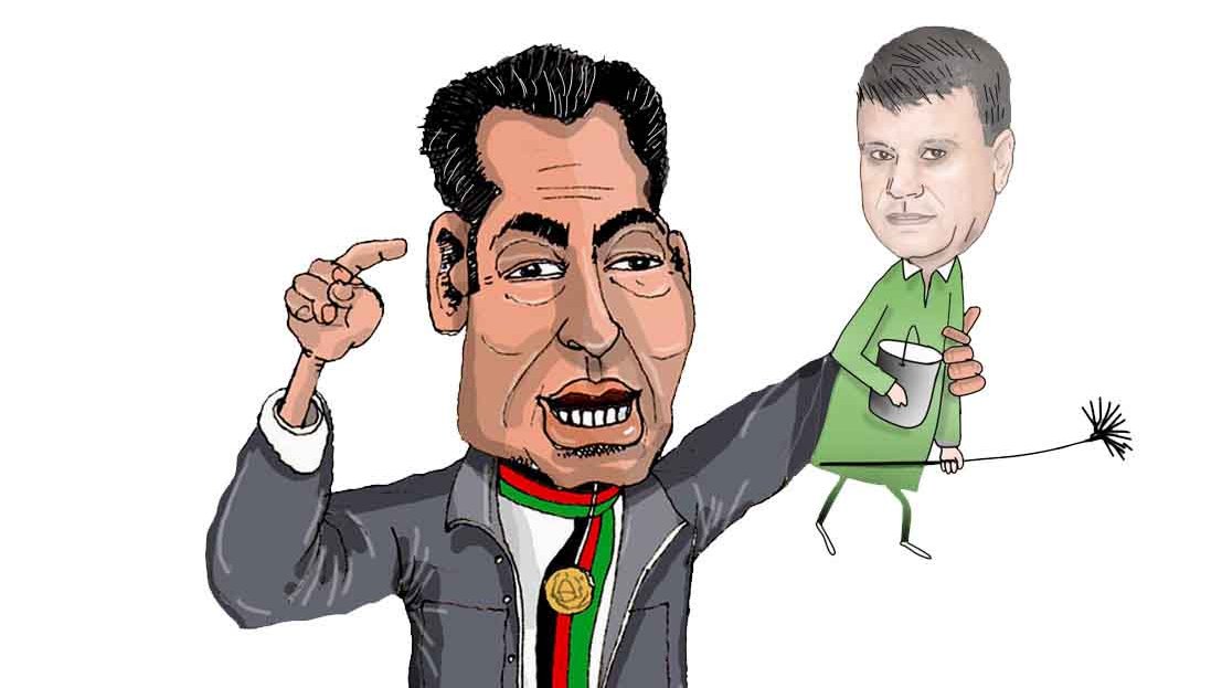 داکتر بشردوست و رحمانی تشناب پاک کن ناتو 