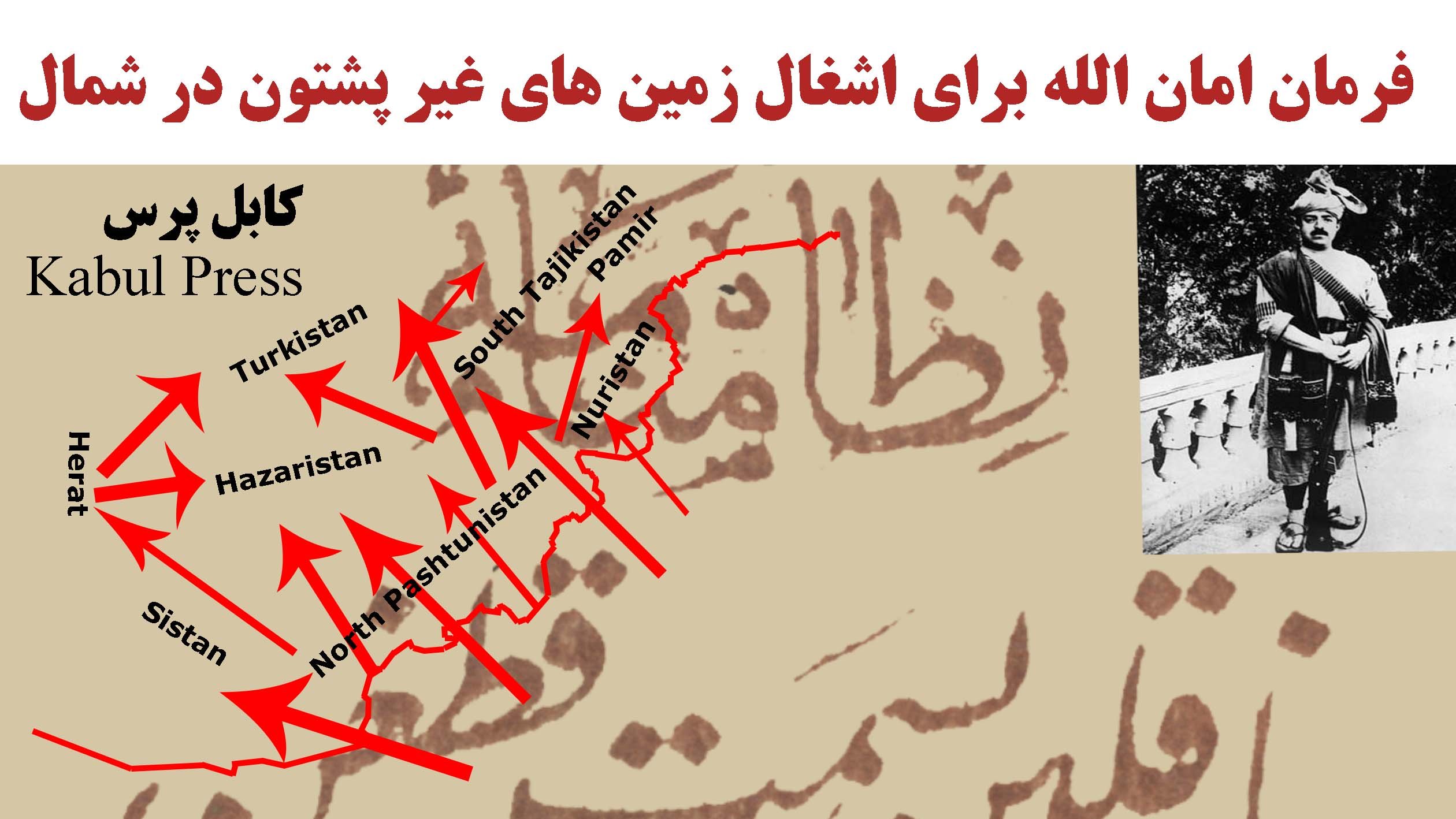 امان الله بارکزی، قهرمان پشتون؛ اشغالگر زمین های غیر پشتون و یکی از پدران کوچی گری!