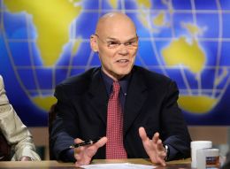 Clinton's U.S. election consultant James Carville advising "Taliban with a tie"