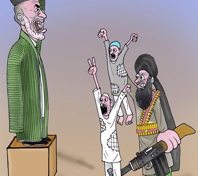 ناتو، طالبان و کرزی
