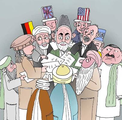 کرزی و کابینه اش: ملی یا خاین به ملت