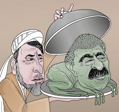 محقق، دوستم و کرزی