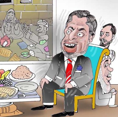 سفره فقرا و چانه زنی جنگ سالاران