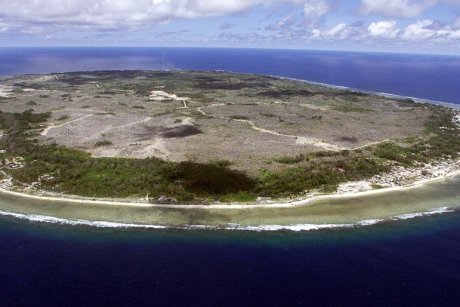 Aerial photo of the island state of Nauru PHOTO An aerial photo of Nauru, rich with natural phosphate. TORSTEN BLACKWOOD: AFP