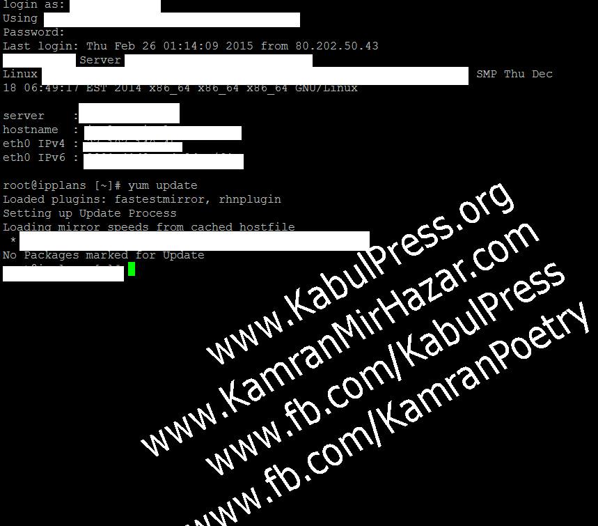 Poetry, Online Security and Afghan Cyber Terrorists!